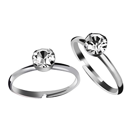 ABOAT 52 Pack Bridal Shower Rings Silver Diamond Rings for Party Supply Table Decorations Favor Accents ABOAT 52 Pack Bridal Shower Rings Silver Diamond Rings for Party Supply Table Decorations Favor Accents